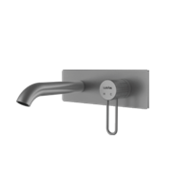 Wall mounted basin mixer (without box) Gun grey