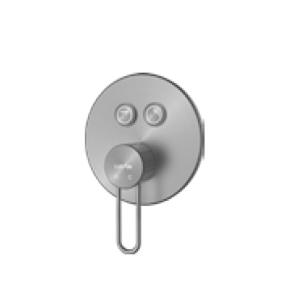 2-function concealed control valve (without box) Gun grey