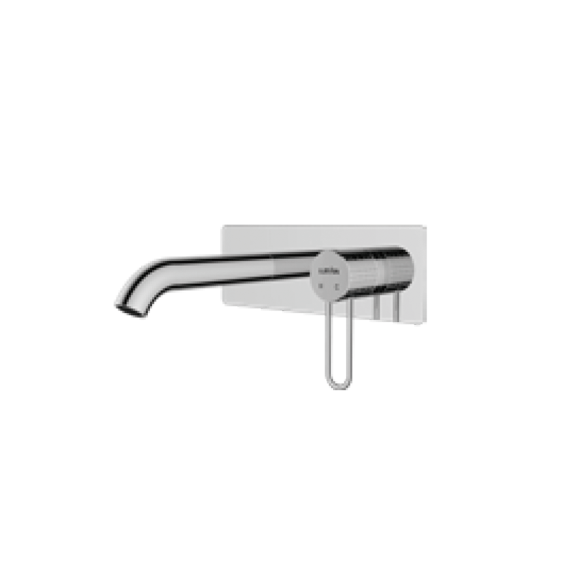 Wall mounted basin mixer (without box) Chrome